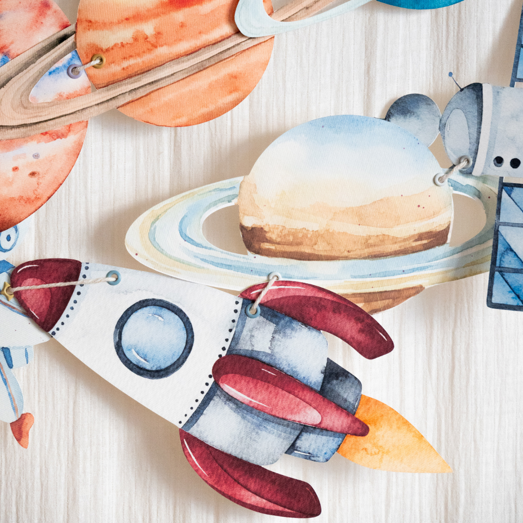 Girlanda za dečiju sobu - Svemir