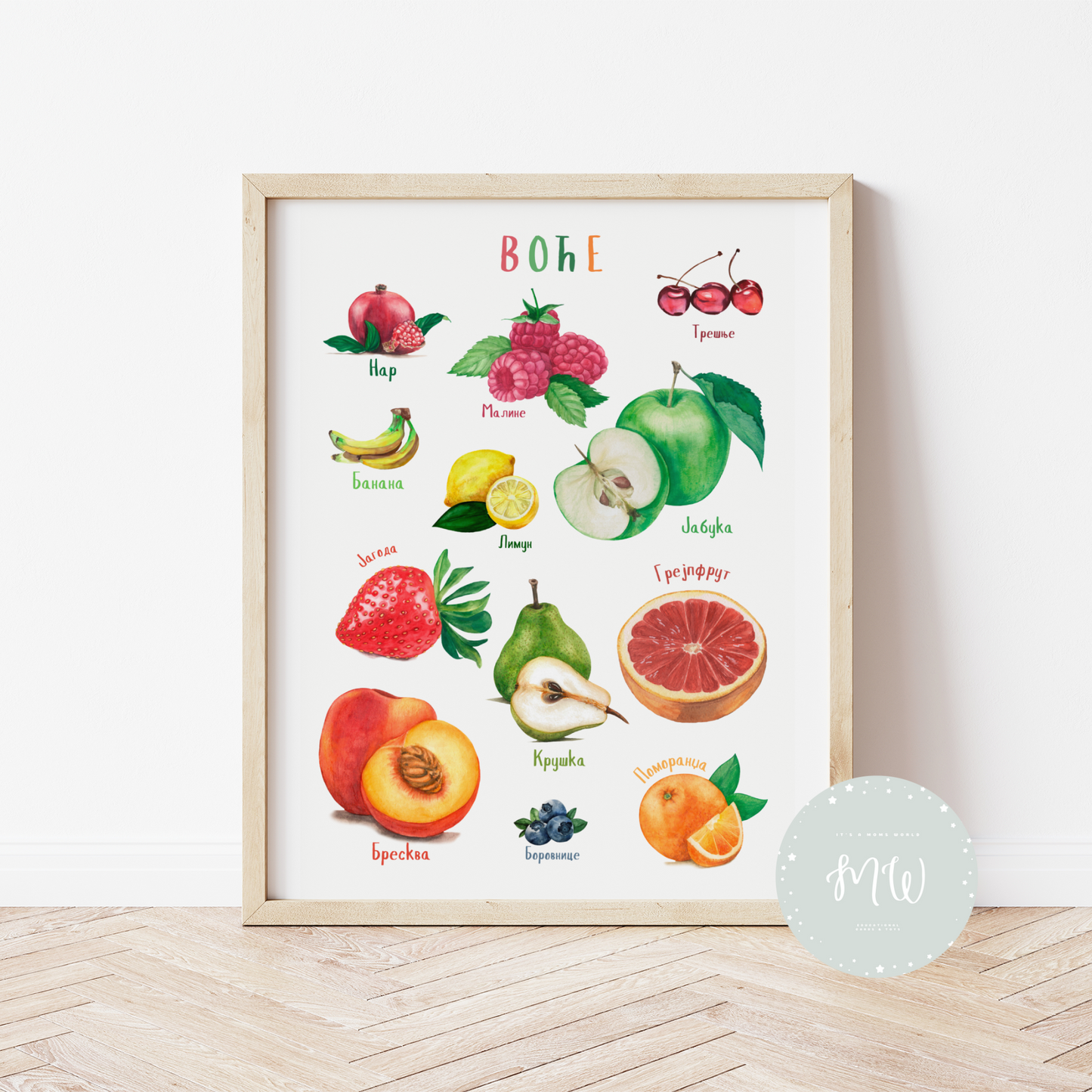 Digitalni poster PDF – Voće