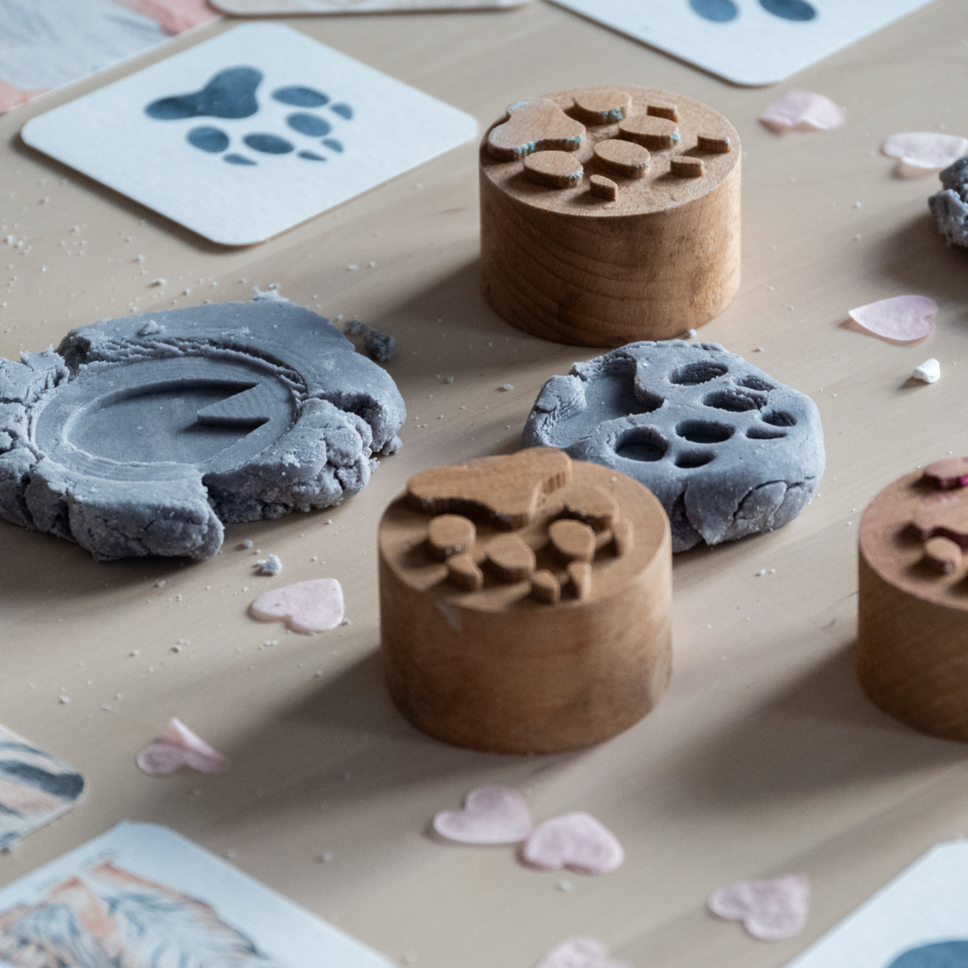 Drveni pečati za plastelin - Šumske životinje