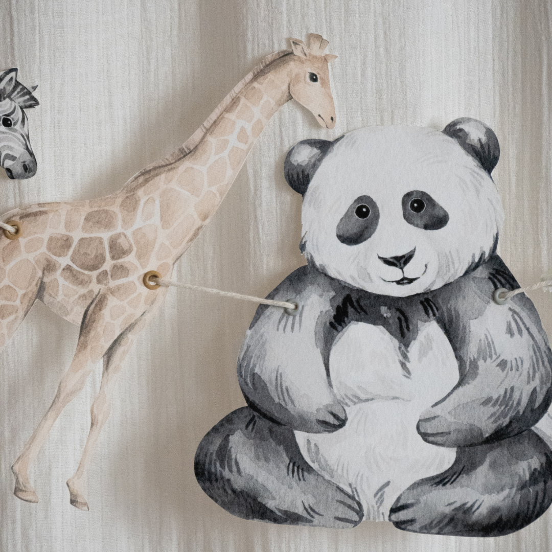 Girlanda za dečiju sobu - Divlje životinje