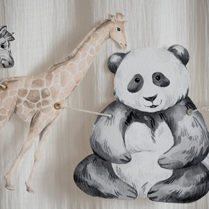 Girlanda za dečiju sobu - Divlje životinje