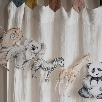 Girlanda za dečiju sobu - Divlje životinje