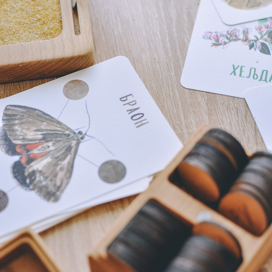 Edukativne kartice za decu - Prolećni set